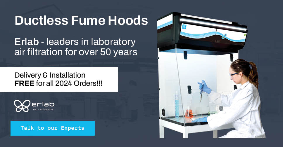 Maintaining a safe, pollution-free lab environment is crucial for researchers, lab technicians, and students alike. Erlab, a leader in laboratory air filtration for over 50 years, has been at the forefront of this mission. Through advanced filtration systems and innovative fume hoods, Erlab ensures that laboratories remain safe, efficient, and adaptable to modern demands. At John Morris Group, we’re excited to bring these high-performance solutions directly to you. For a limited time, we’re offering FREE delivery and installation on any Captair® Smart Fume Hood ordered in 2024!